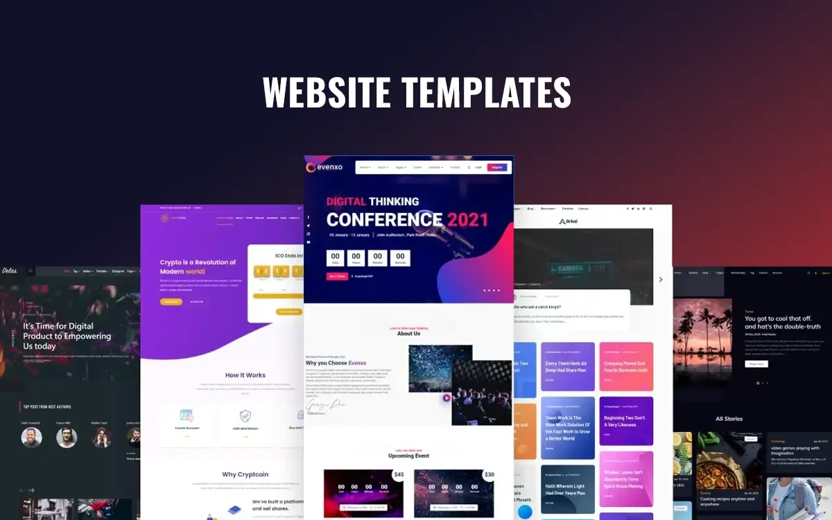 Modern Website Template Designs