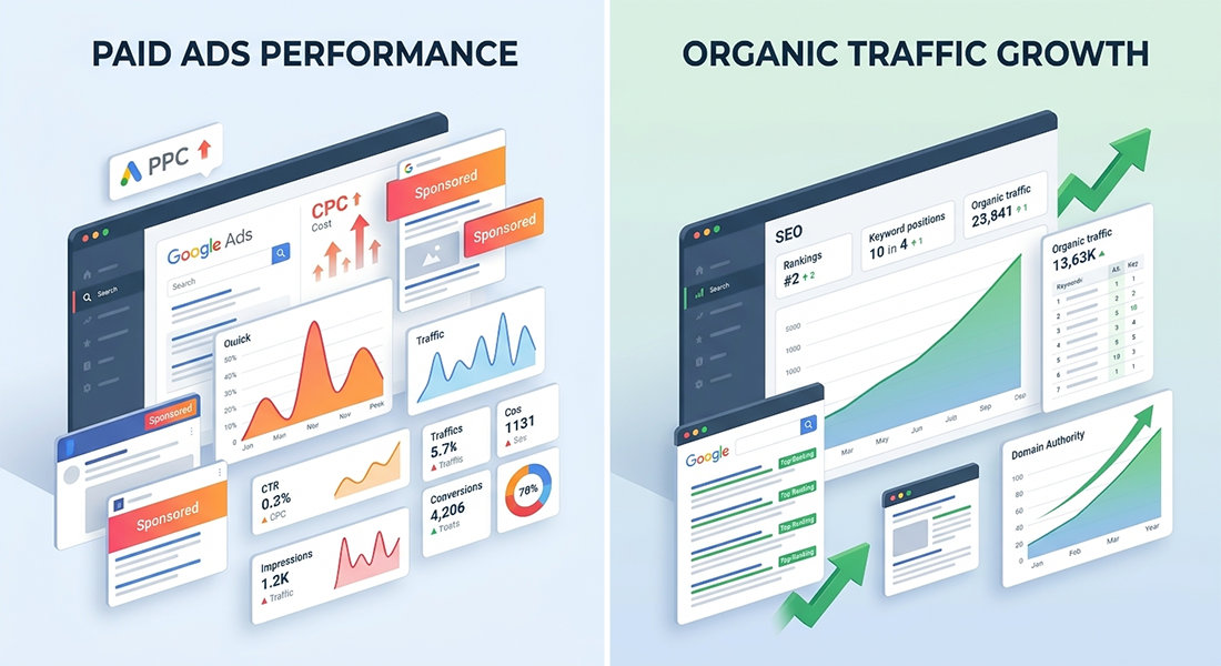 Combining PPC and SEO strategies in digital marketing for higher growth