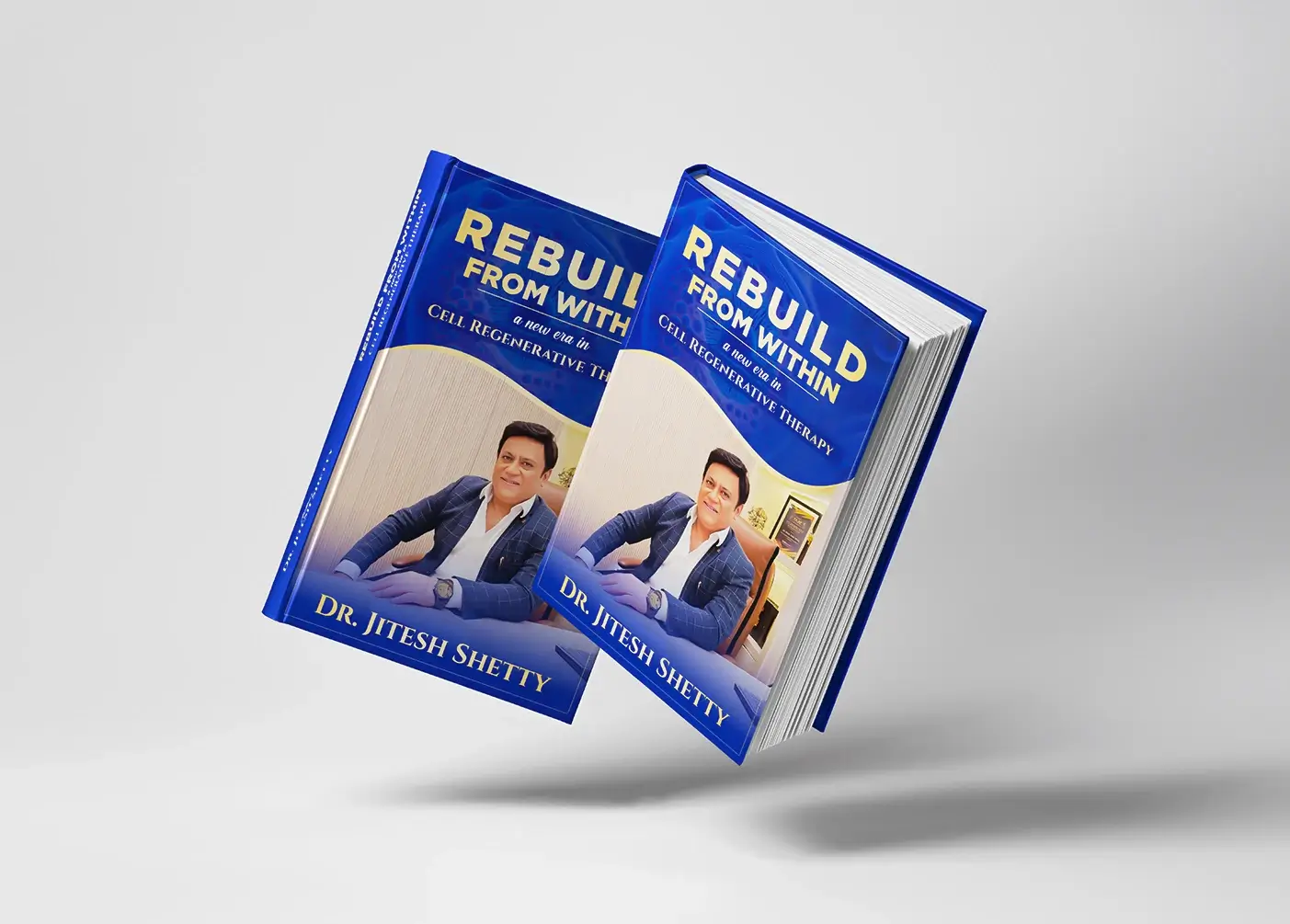 Dr. Jitesh Shetty book cover design