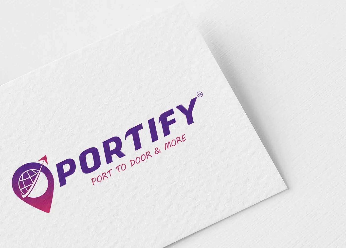Portify brand logo design