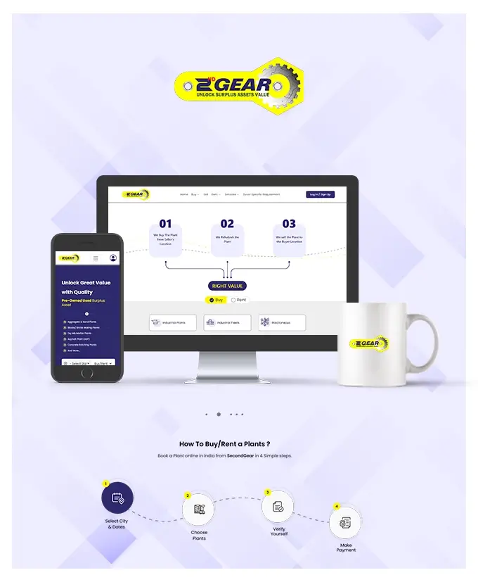 2nd Gear website design project