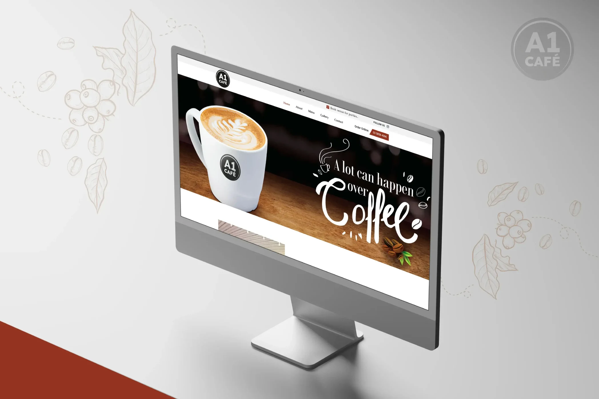 A1 Cafe website development project