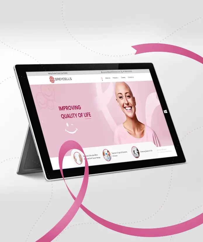 Greycells website development project