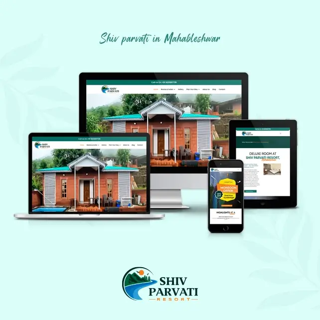 Custom website design for Shiv Parvati